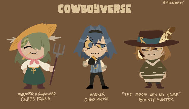Vtuber Cowboyverse - KronFauMei