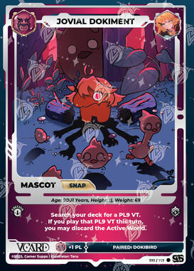 Dokibird VCard TCG - Jovial Dokiment
